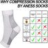 OCQOPM 4Pairs Aidease Neuro Compression Socks, Orthopedic Neuro Socks - Pain/Swelling Healing Socks, for Neuropathy