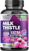 Milk Thistle Supplement 1000mg | 120 Capsules | Liver Cleanse Detox & Repair Formula with Herbal Extracts