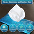 Pack 10, HealthSmart Adult Bathing Wet Wipes, of pH Balanced, Vitamin E & Aloe, Unscented, Rinse Free, Perfect