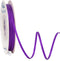 Ribbli Purple Double Faced Satin Ribbon, 1/8” x 50 Yards - Use for Bows, Gift Wrapping, Wedding Card Decoration.