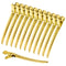 Stainless Steel Hair Prong and Duckbill Clips - Sectioning Clips for Hairstyling and Salon Use