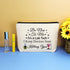 Lab Tech Gift Funny Makeup Bag for Laboratory Technician, Medical Lab Scientist Gift for Women
