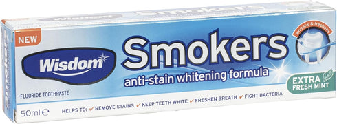 Smokers Anti-Stain Whitening Toothpaste - 50ml