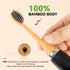 Bamboo Electric Toothbrush Replacement Heads, Soft Charcoal Infused Bristles, Compatible with Philips Sonicare