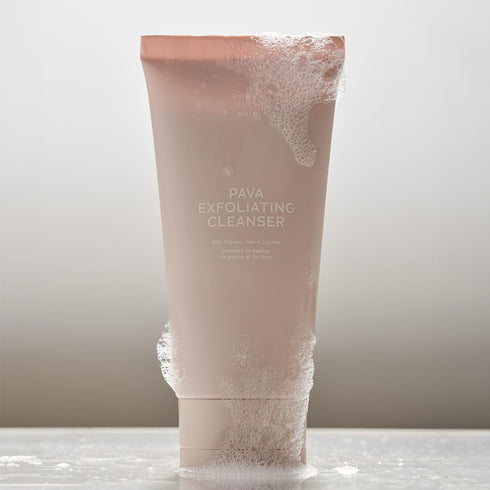 SWEET JULY SKIN Pava Exfoliating Cleanser, Gentle Hydrating Clean Face Wash for All Skin Types, Vegan (5.6 oz)