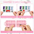 Shiritany 189 7 1 Pack) Travel Pill Organizer with Medicine Labels & Stickers - Day Pill Organizer (Pink