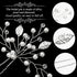 WILLBOND 8 Pcs Bride Wedding Pearls Hair Pins - Bridal Leaf Flower Wedding Hair Accessories Rhinestone Bridesmaid U
