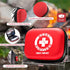 Mini Durable First aid kit -Hard Shell Small First Aid Kit for Home/Businesses - EVA Case Emergency Kit/Travel First Aid Kit for Car -Small, Mini First Aid Kit Bag Survival/Medical kit (Red)