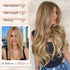 KooKaStyle Invisible Wire Hair Extensions, 20 Inch Long Wavy Layered Synthetic Hair with 6 Secure Clips