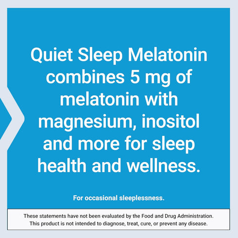 Life Extension Quiet Sleep Melatonin, 5 mg, 60 Capsules for Healthy Circadian Rhythms