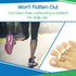 VIVEsole Hammer Toe Corrector, 4pc Cushioned Gel Straightener Loops, Toe Support Cushion Brace for Bunion Foot Relief