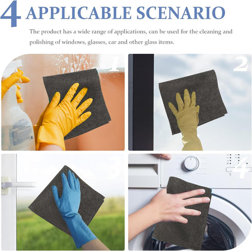 Gatuida 6 Pcs Disposable Rags, Cotton Cleaning Cloths, Lens Cleaning, Hair Towel, Dish Towels, Absorb Water