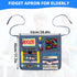JDVBDNK Fidget Apron for Elderly, Dementia Fidget Toys, Sensory Blanket for Dementia Patients or Alzheimer's