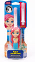 Kids Manual Toothbrush for 2-10 Year Old - Aqua The Mermaid | Soft Bristles, Easy Grip Handle, Bonus Brush Head
