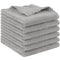 SUNLAND Microfiber Face Cloth, Reusable Makeup Remover Facial Cleansing Towel, 12inchx12inch, 6 Pack Grey