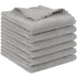 SUNLAND Microfiber Face Cloth, Reusable Makeup Remover Facial Cleansing Towel, 12inchx12inch, 6 Pack Grey