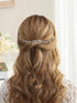 Unicra Bridal Hair Combs Wedding Crystal Headpieces Accessories for Brides (Gold).