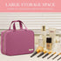 HOTOR Travel Toiletry Bag with Hanging Hook, Spacious Waterproof Bag for Women & Men, Makeup Bag/Big Compartment for