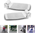 PENIKOKO 1.9Cm Wheelchair Replacement Footrest Pedal Thick Aluminum Alloy Pair Universal Heavy Duty Leg Pad for Elderly