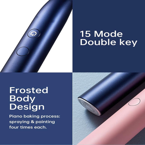 SSKYLMS 5 3 4 Electric Toothbrush for Adults, Rechargeable Toothbrush with Mode & Intensity, Wireless Charging