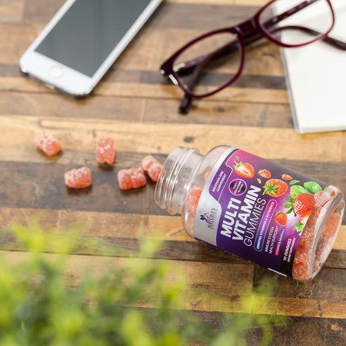 Multivitamin Gummies for Adults - Daily Gummy Vitamins & Minerals for Women & Men, Immune Support, 90 Gummies