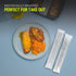 100 Pack Heavy Duty Plastic Clear Knives, Disposable Individually Wrapped, Sturdy Like Silverware, Perfect for Catering