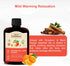 Warming Massage Oil Cinnamon, Black Pepper & Orange Essential Oils Mild Heating Effect for Relaxation & Circulation