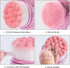 Face Brush 2 in 1 - Facial Cleansing Exfoliating Brush with Soft Bristles for Deep Cleansing, Ice Flower Pink
