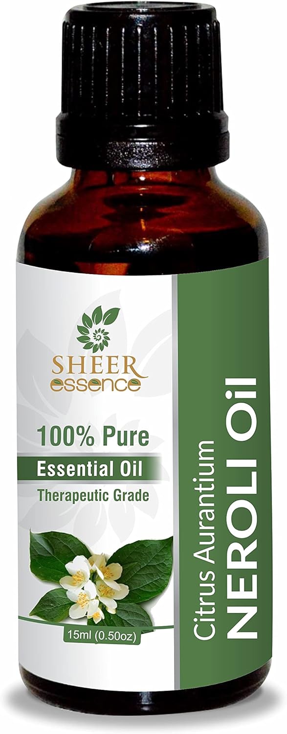 Neroli Oil | Orange Blossom Oil - 100% Pure Natural Undiluted Uncut Therapeutic Grade Oil (Citrus Aurantium) 1.01 Fl.OZ