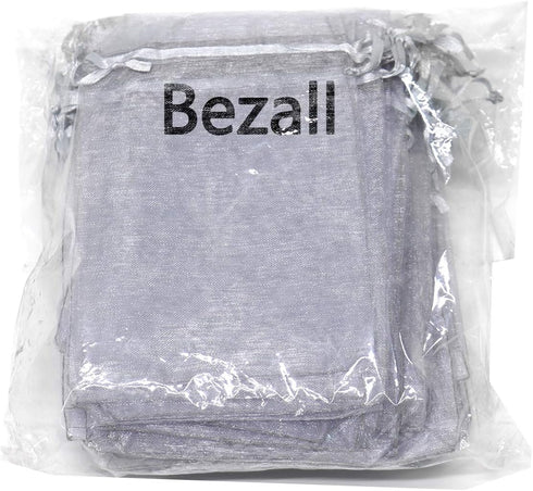 100Pcs Organza Bags with Drawstring, 4x6 Inches Small Mesh Jewelry Candy Pouches for Wedding Party Christmas Favor