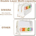 Snack Bags for Travel, Varsity Letter Pouch, Clear Toiletry Bag, Preppy Cosmetic Bag for Women, PU Leather