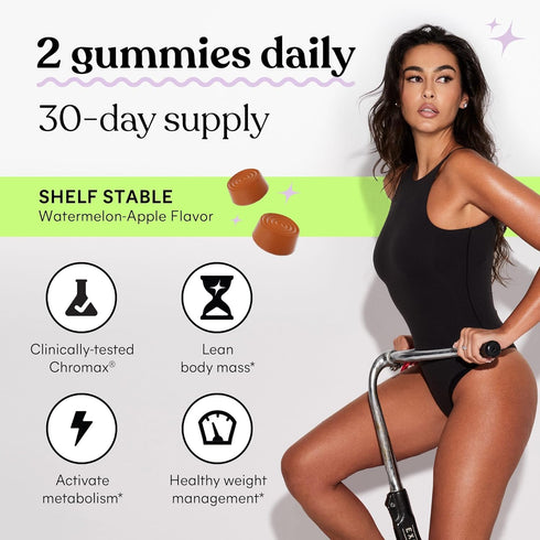 Lemme Gummies, B12, (30 Tone Metabolism Apple Cider Vinegar, Clinically Studied Chromium, Ginger Root Extract, Promote