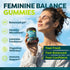 MONSET Gummies 60ct Feminine Balance for Women Vaginal Probiotics for Women pH Balance & Odor Control Prebiotics