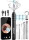 Ear Wax Removal Tool Camera, Ear Cleaner with 1296P HD Scope, 6 LED Lights and 12 Ear Picks