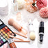 3 Sets Travel Brush Makeup Set - 4 in 1 Mini Portable Lip Brush & Foundation Blending Brushes for Women