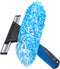 Unger Professional 2-in-1 Squeegee & Scrubber, 6” Window Cleaning Tool for Commercial & Residential Use