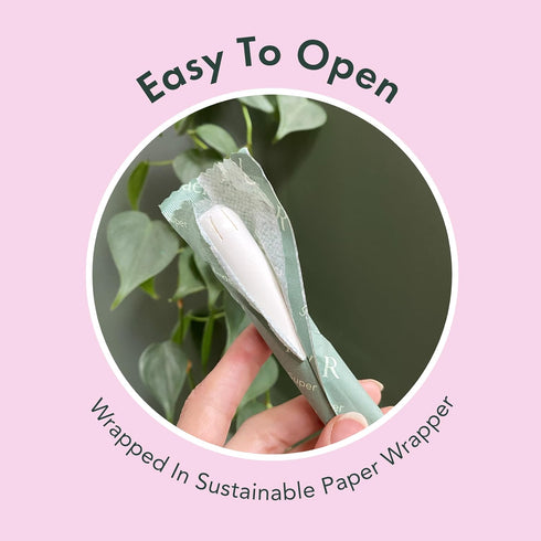 Multipack, (72 Count, Rael Tampons, Compact Applicator Tampon Made with Organic Cotton, Regular and Super Absorbency