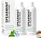 LustraBloom Spearmint Oil Pulling Rinse, Cold-Pressed Coconut Oil, Powerful Organic Peppermint Oil for