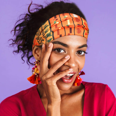 Syhood 6 Piece African Headbands Hair Accessories for Women, Vintage Yoga Headpiece, Wide Stretchy Elastic Hair Bands
