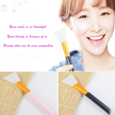 Silicone Face Mask Brush, 12 Pcs Soft Silicone Facial Mud Mask Applicator Beauty Tool