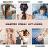 Kitsch Spiral Hair Ties for Women - No Crease Hair Tie, 8pcs Brunette, for Thick and Thin Hair