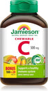 Jamieson Chewable Vitamin C 500 mg, Exotic Tropical Fruit, 120ct, Imported from Canada