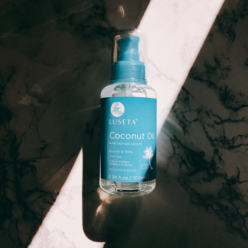 Luseta Hair Oil Hair Repair Serum, Coconut Argan Marula Oil, Sulfate Free