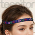 Teenitor 6 Pieces Elastic Rhinestone Beaded Headbands, Handmade Vintage Hair Bands for Girls