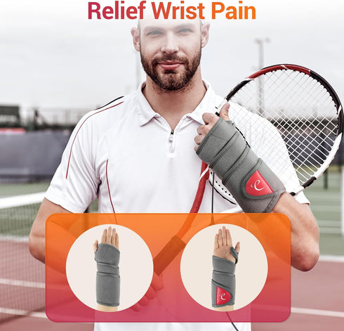 Comfytemp Hand Heating Pad for Carpal Tunnel Relief, USB Wearable Wrist Heating Pad for Achilles Tendonitis Pain Relief