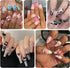 Mix Assorted 3D Nail Charms, Kawaii Kitty Bowknot Lollipop Bear Planet Nail Supplies with Rhinestones for Crafts