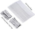 Pangda 200 Pcs Clear Pretzel Bags, 2 x 10 Inches with 200 Twist Ties for Chocolate Candies Cookies