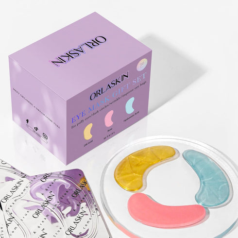 Under Eye Patches for Puffy Eyes, 24k Gold Eye Masks with Collagen & Hyaluronic Acid, 30 Pairs