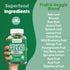 Gummies Immunity 60 Gummies Super Greens - Green Superfoods Supplement with Spinach, Broccoli, Kale, Beet Root