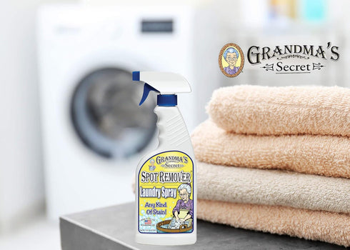 Grandma's Secret Spot Remover Laundry Spray, Chlorine and Toxin-Free Stain Remover for Clothes, 16 Oz, 3 Pack